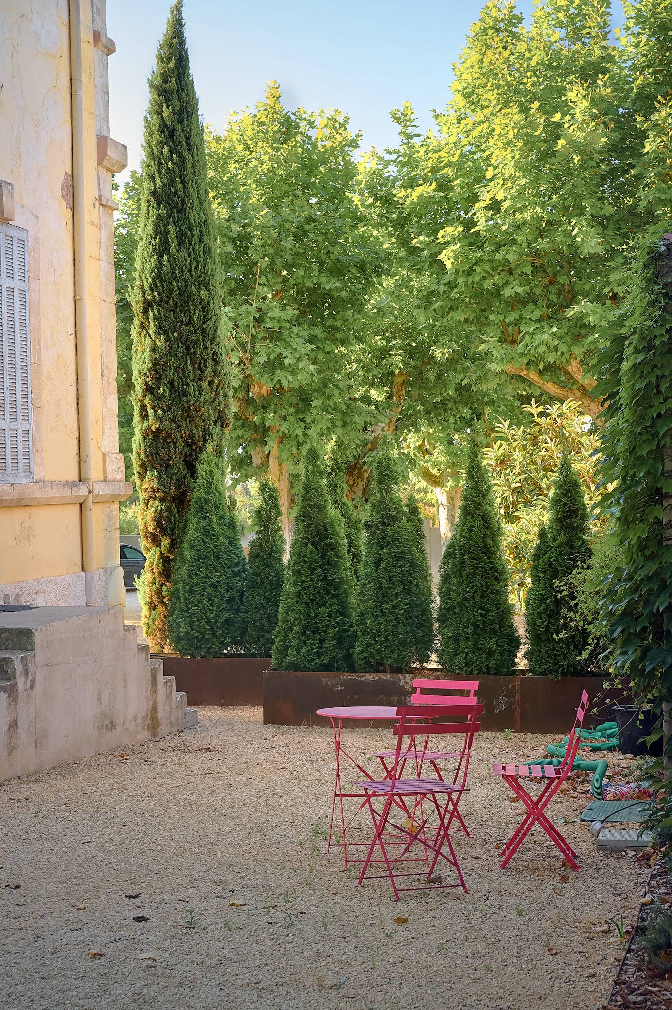 Rénovation d'un jardin dans un Château du 18e siècle à Ventabren