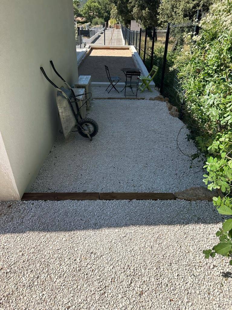 Aménagement d'un jardin à Brignoles dans le Var