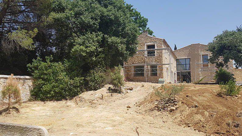 Réalisation des espaces verts dans un Domaine à Lourmarin