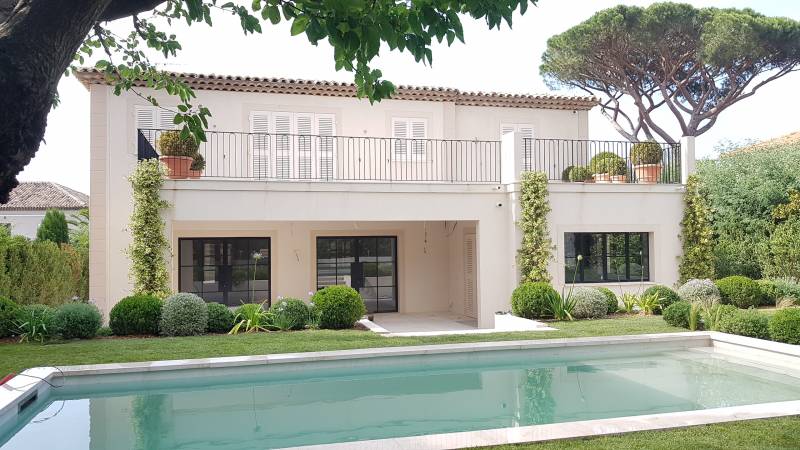 Rénovation d'un jardin toscan sur une Maison de Maître à Saint-Tropez