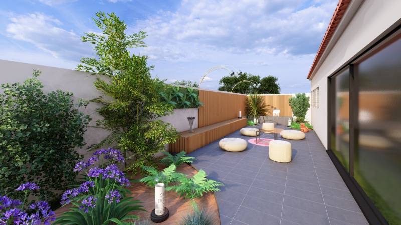 AVANT/ APRES.  UNE ETUDE PAYSAGERE A PEYROLLES EN PROVENCE dans les bouches du Rhône