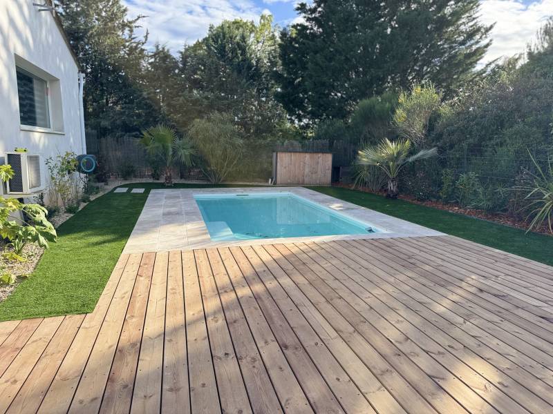 Création d’un jardin méditerranéen à Trets (13)