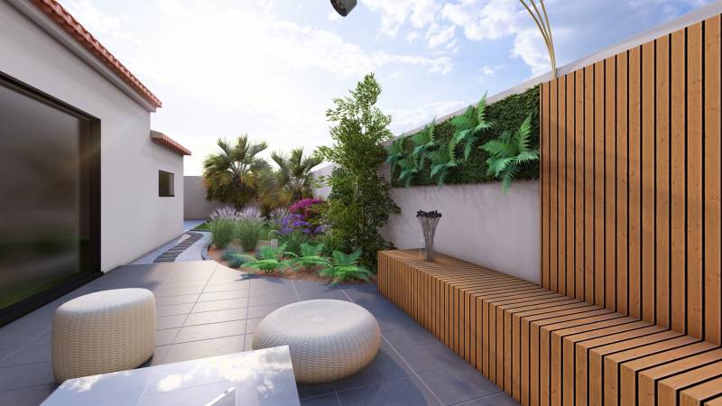 AVANT/ APRES.  UNE ETUDE PAYSAGERE A PEYROLLES EN PROVENCE dans les bouches du Rhône