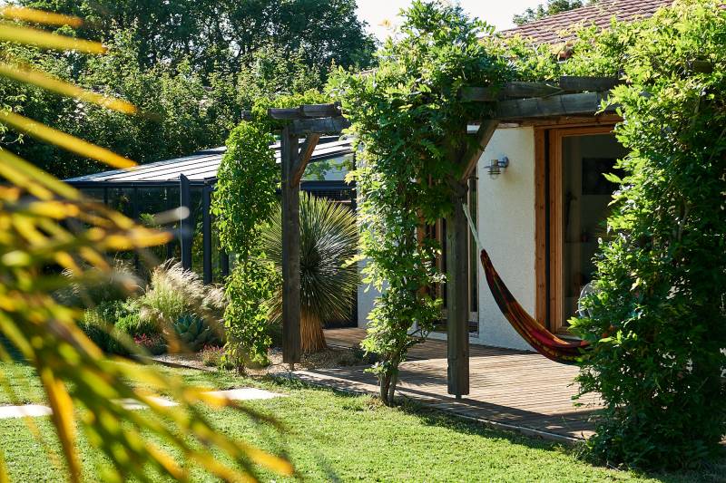 Visite d'une propriété au jardin épuré à Rians dans le Haut-Var