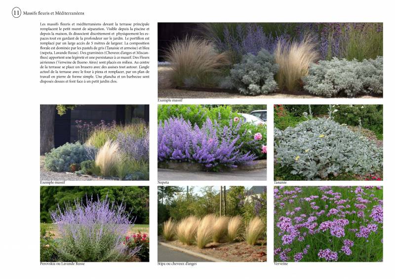 Dessin d'une étude paysagère à la Cadières d'Azur dans le Var