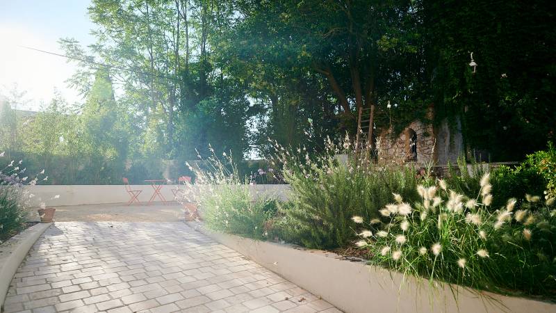 Rénovation d'un jardin dans un Château du 18e siècle à Ventabren