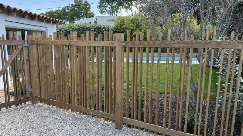 Barrière bois vinon