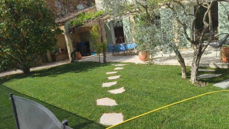 Aménagement d'un jardin à Aix en Provence dans les Bouches du Rhône