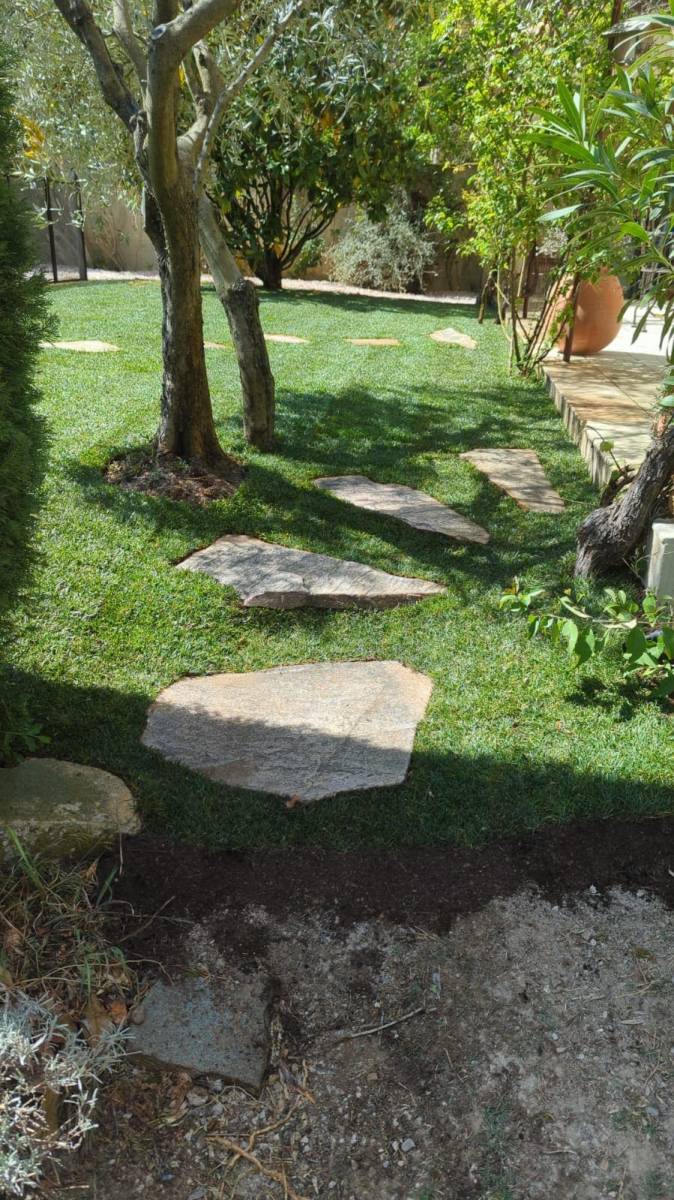 Aménagement d'un jardin à Aix en Provence dans les Bouches du Rhône