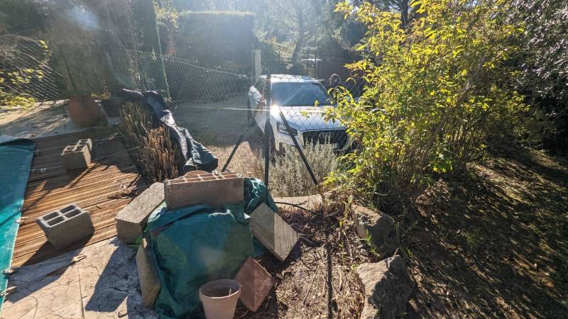 Aménagement d'un jardin à Aix en Provence dans les Bouches du Rhône
