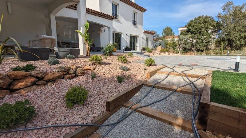 Aménagement de jardin à Jouques dans les Bouches-du-Rhône