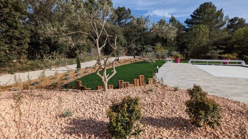 Aménagement de jardin à Jouques dans les Bouches-du-Rhône
