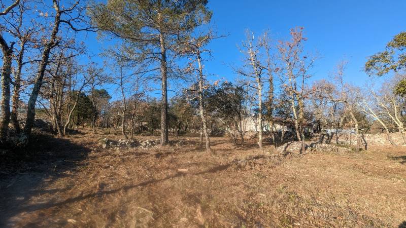 Débroussaillage à Pourrières dans le Var