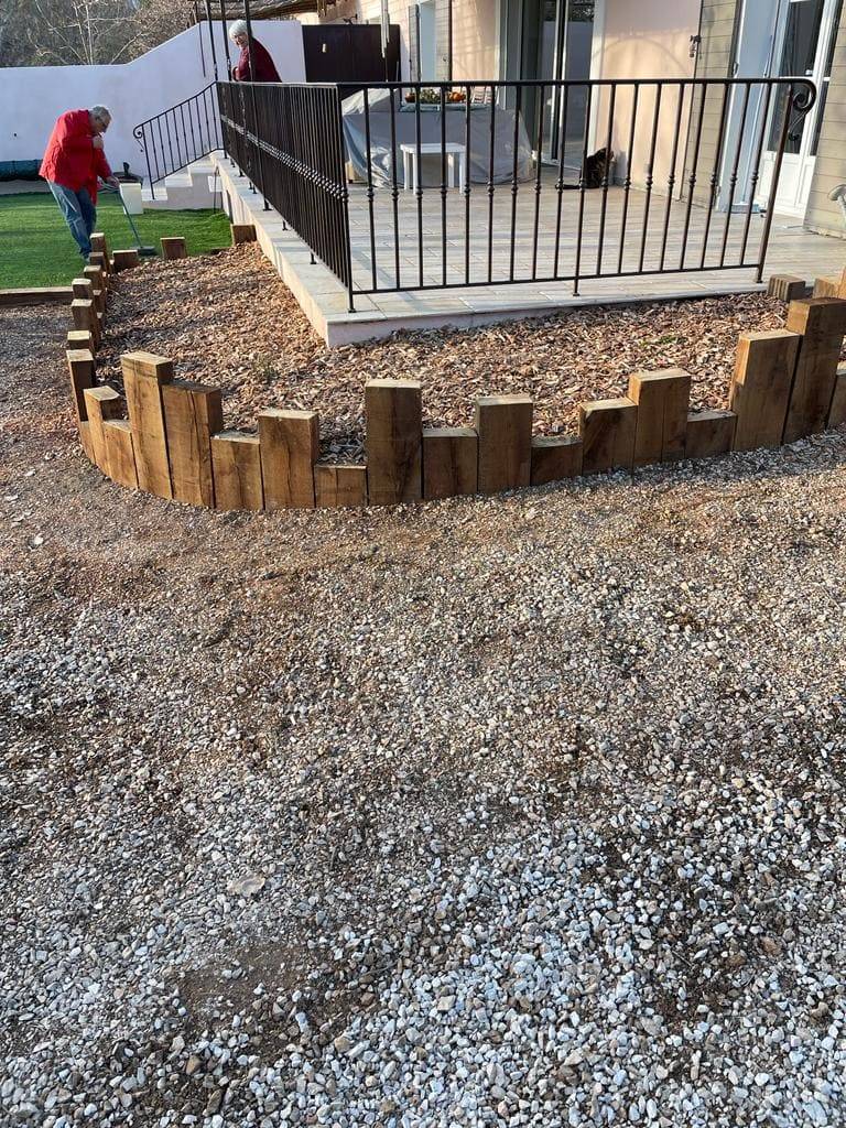 Création d'un Jardin Provençal à la Verdière dans le Var