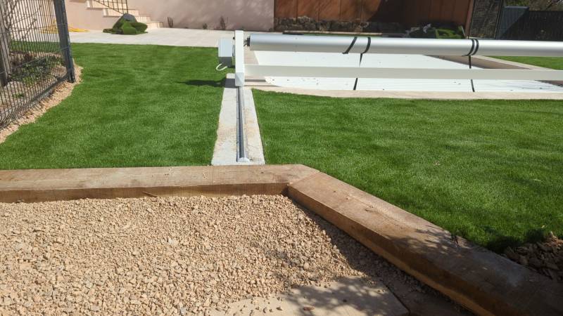 Aménagement d'un jardin à la Verdière à côté de Rians