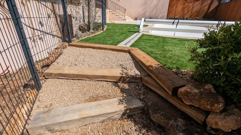 Aménagement de jardin à la Verdière dans le Var