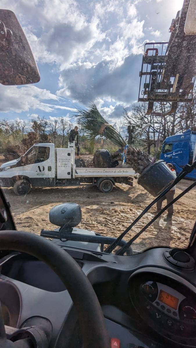 Réalisation d'un chantier en cours à Peynier dans les Bouches-du-Rhône