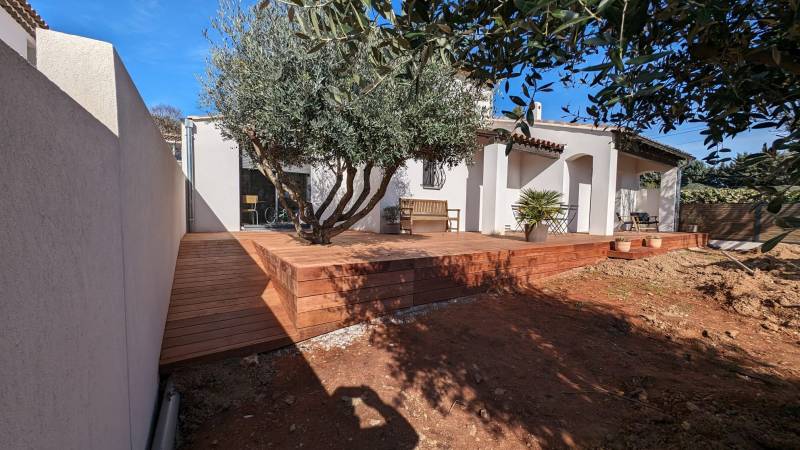Rénovation d'une terrasse à Eguilles dans les Bouches-du-Rhône